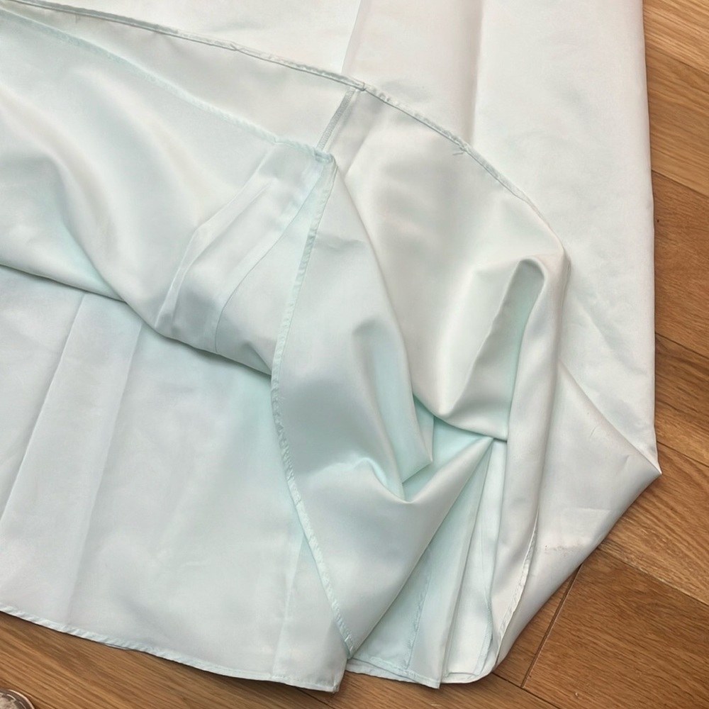 Vintage pale blue gown sz 18 sleeveless - Picture 6 of 9